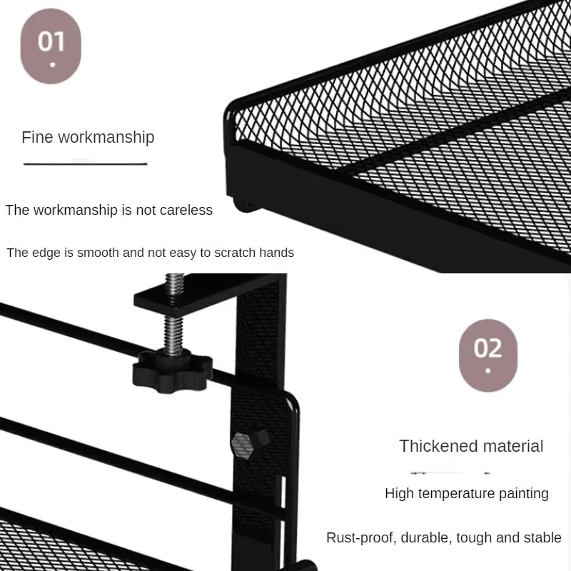 Neat Nest™ System Matrix — Under-Desk Cable Management Tray