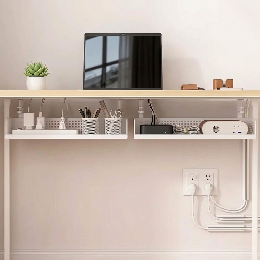 Neat Nest™ System Matrix — Under-Desk Cable Management Tray